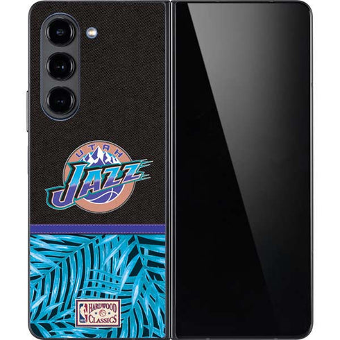 NBA Utah Jazz Retro Palms Galaxy Z Fold5 5G Skin