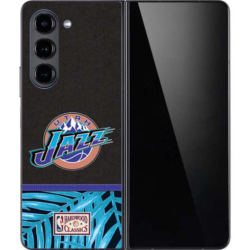 NBA Utah Jazz Retro Palms Galaxy Z Fold5 5G Skin