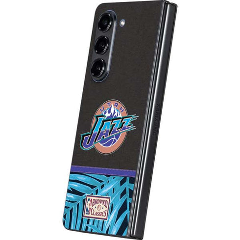 NBA Utah Jazz Retro Palms Galaxy Z Fold5 5G Skin