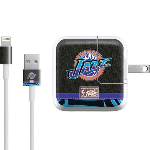 NBA Utah Jazz Retro Palms iPad Charger (10W USB) Skin