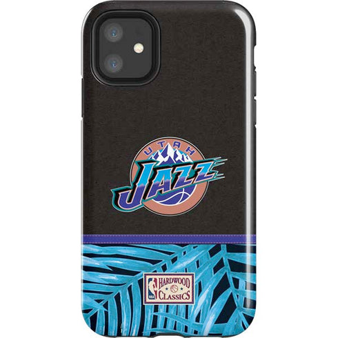 NBA Utah Jazz Retro Palms iPhone 11 Impact Case