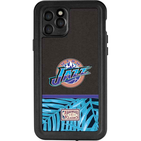 NBA Utah Jazz Retro Palms iPhone 11 Pro Waterproof Case
