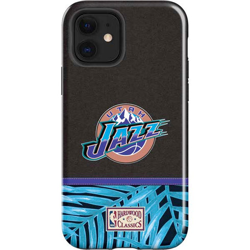 NBA Utah Jazz Retro Palms iPhone 12 Impact Case