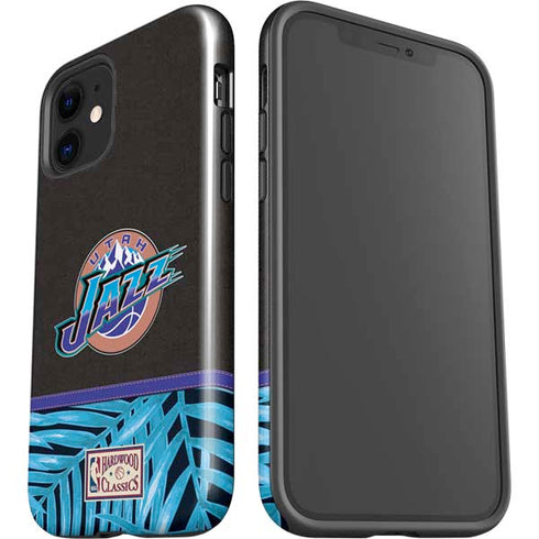 NBA Utah Jazz Retro Palms iPhone 12 Impact Case