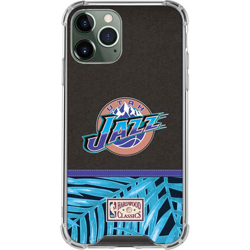 NBA Utah Jazz Retro Palms iPhone 12 Pro Max Clear Case