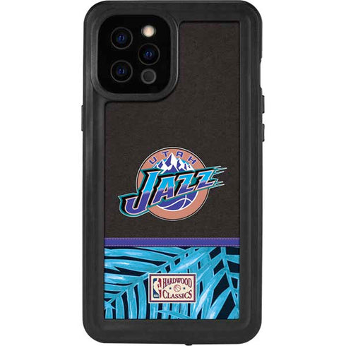NBA Utah Jazz Retro Palms iPhone 12 Pro Max Waterproof Case