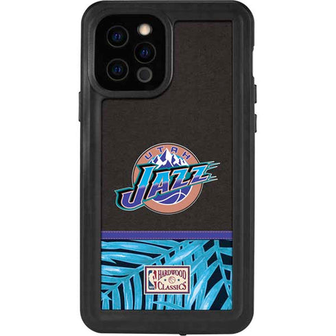 NBA Utah Jazz Retro Palms iPhone 12 Pro Waterproof Case