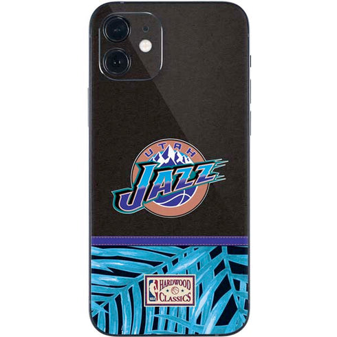 NBA Utah Jazz Retro Palms iPhone 12 Skin