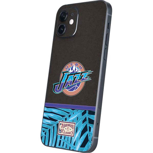 NBA Utah Jazz Retro Palms iPhone 12 Skin