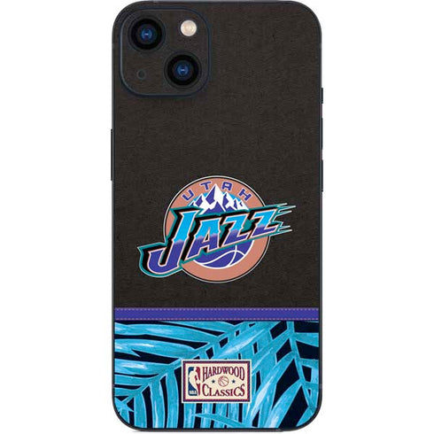 NBA Utah Jazz Retro Palms iPhone 13 Skin