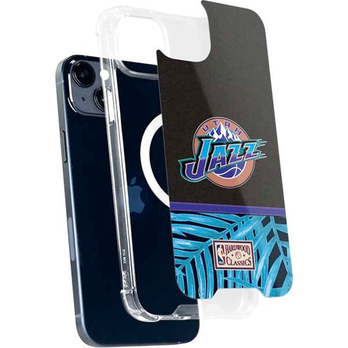 NBA Utah Jazz Retro Palms iPhone 14 MagSafe Case