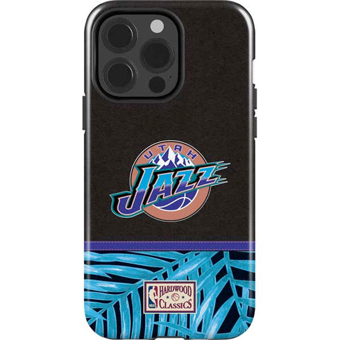 NBA Utah Jazz Retro Palms iPhone 14 Pro Impact Case