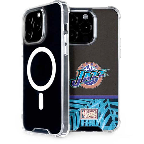 NBA Utah Jazz Retro Palms iPhone 14 Pro MagSafe Case