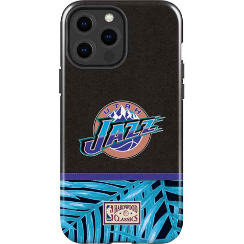 NBA Utah Jazz Retro Palms iPhone 14 Pro Max Impact Case