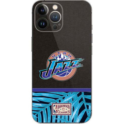 NBA Utah Jazz Retro Palms iPhone 14 Pro Max Skin