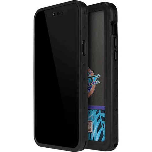 NBA Utah Jazz Retro Palms iPhone 14 Pro Max Waterproof Case