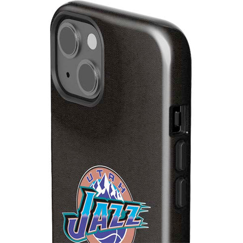 NBA Utah Jazz Retro Palms iPhone 15 Plus Impact Case