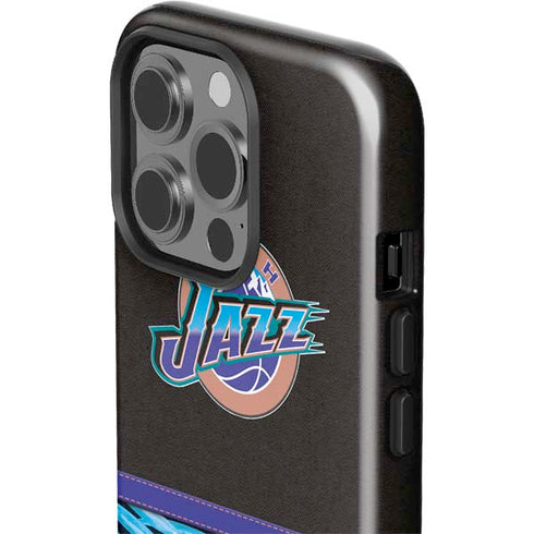 NBA Utah Jazz Retro Palms iPhone 15 Pro Impact Case