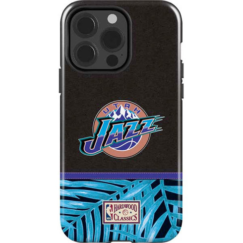 NBA Utah Jazz Retro Palms iPhone 15 Pro Impact Case