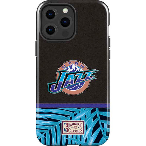NBA Utah Jazz Retro Palms iPhone 15 Pro Max Impact Case