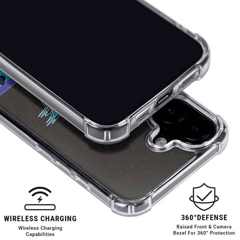 NBA Utah Jazz Retro Palms iPhone 16 MagSafe Case