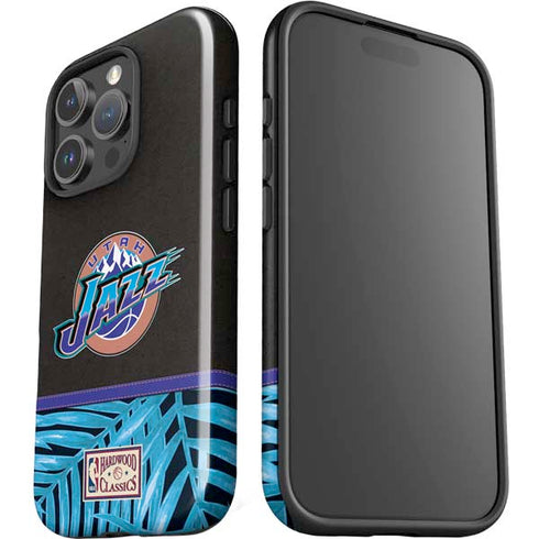 NBA Utah Jazz Retro Palms iPhone 16 Pro Impact Case
