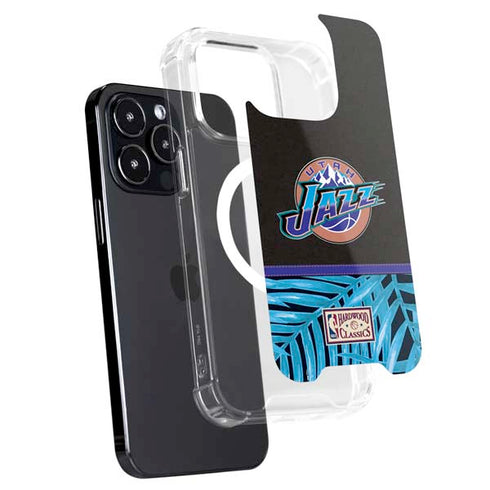 NBA Utah Jazz Retro Palms iPhone 16 Pro MagSafe Case