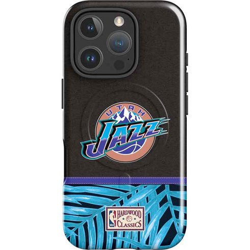 NBA Utah Jazz Retro Palms iPhone 16 Pro Magsafe Impact Case