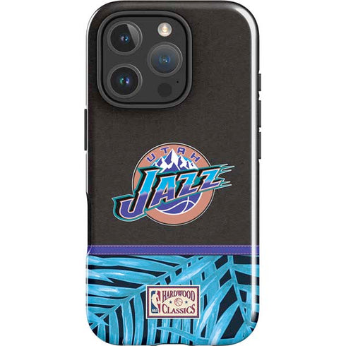 NBA Utah Jazz Retro Palms iPhone 16 Pro Max Impact Case