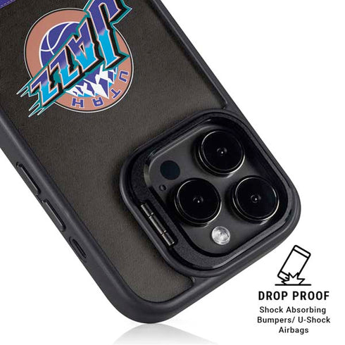 NBA Utah Jazz Retro Palms iPhone 16 Pro Max Kickstand Case