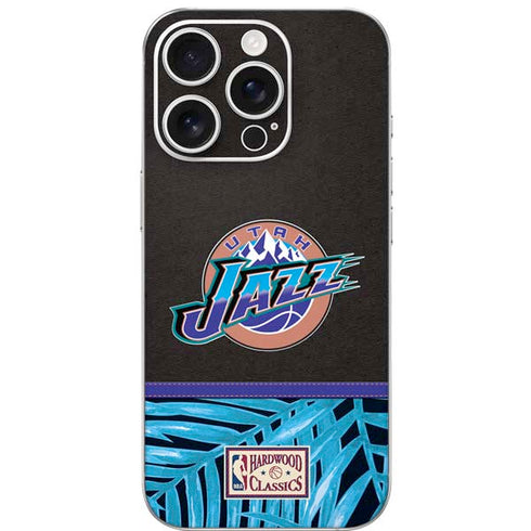 NBA Utah Jazz Retro Palms iPhone 16 Pro Skin