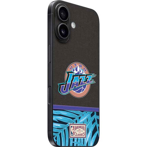 NBA Utah Jazz Retro Palms iPhone 16 Skin
