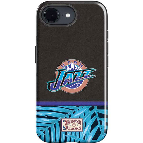 NBA Utah Jazz Retro Palms iPhone 16e Impact Case