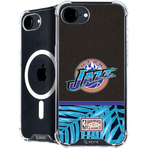 NBA Utah Jazz Retro Palms iPhone 16e MagSafe Case