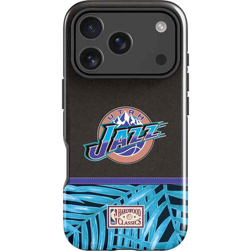 NBA Utah Jazz Retro Palms iPhone 18 Pro Max Impact Case