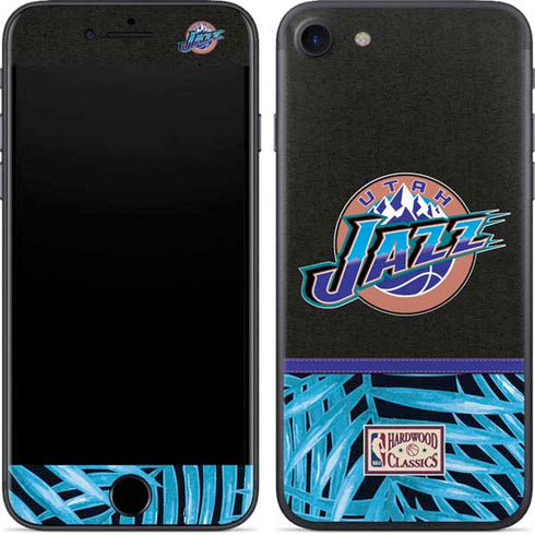 NBA Utah Jazz Retro Palms iPhone 8 Skin