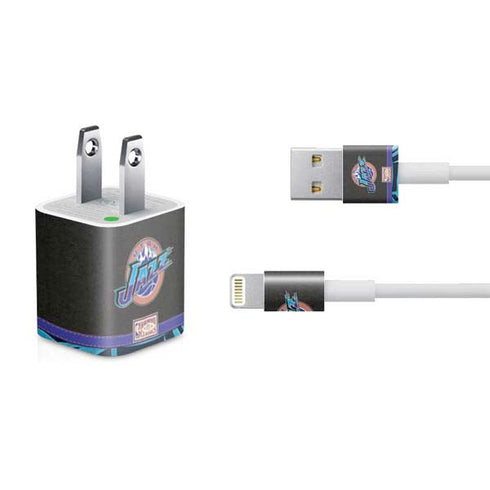 NBA Utah Jazz Retro Palms iPhone Charger (5W USB) Skin