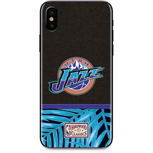 NBA Utah Jazz Retro Palms iPhone XS Skin