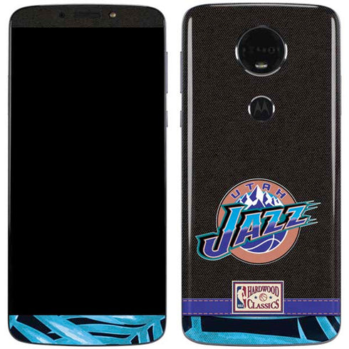 NBA Utah Jazz Retro Palms Moto E5 Plus Skin