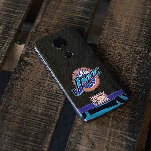 NBA Utah Jazz Retro Palms Moto E5 Plus Skin