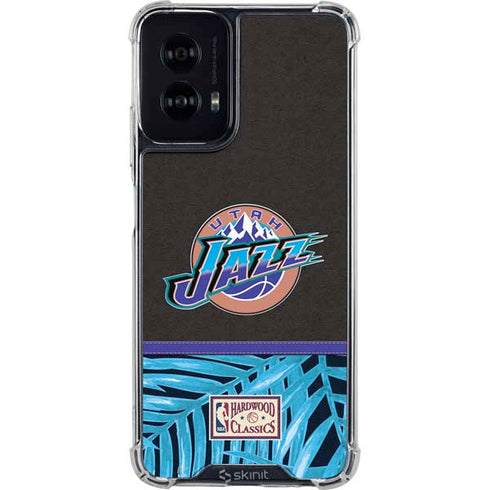 NBA Utah Jazz Retro Palms Moto G Power 5G (2024) Clear Case