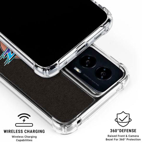NBA Utah Jazz Retro Palms Moto G Power 5G (2024) Clear Case