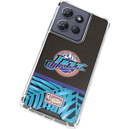 NBA Utah Jazz Retro Palms Moto G Power 5G (2025) Clear Case