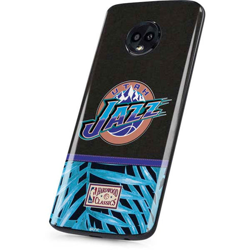 NBA Utah Jazz Retro Palms Moto G6 Skin