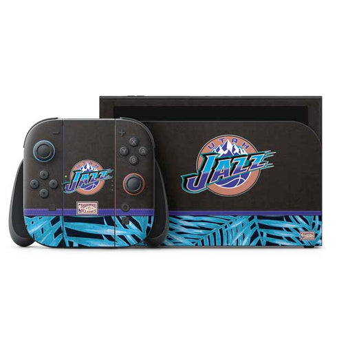 NBA Utah Jazz Retro Palms Nintendo Skins