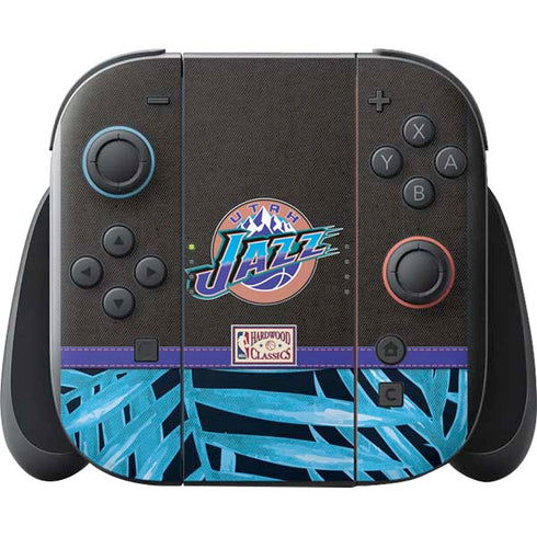 NBA Utah Jazz Retro Palms Nintendo Switch 2 (2025) with Joy-Con Skin