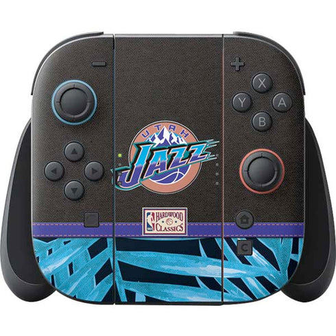 NBA Utah Jazz Retro Palms Nintendo Skins