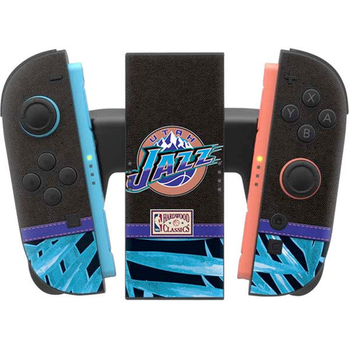 NBA Utah Jazz Retro Palms Nintendo Switch 2 (2025) Joy-Con Controller Skin