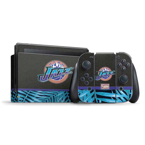 NBA Utah Jazz Retro Palms Nintendo Switch Bundle Skin