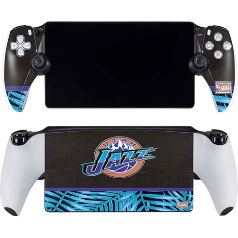 NBA Utah Jazz Retro Palms PlayStation Portal Remote Player Skin